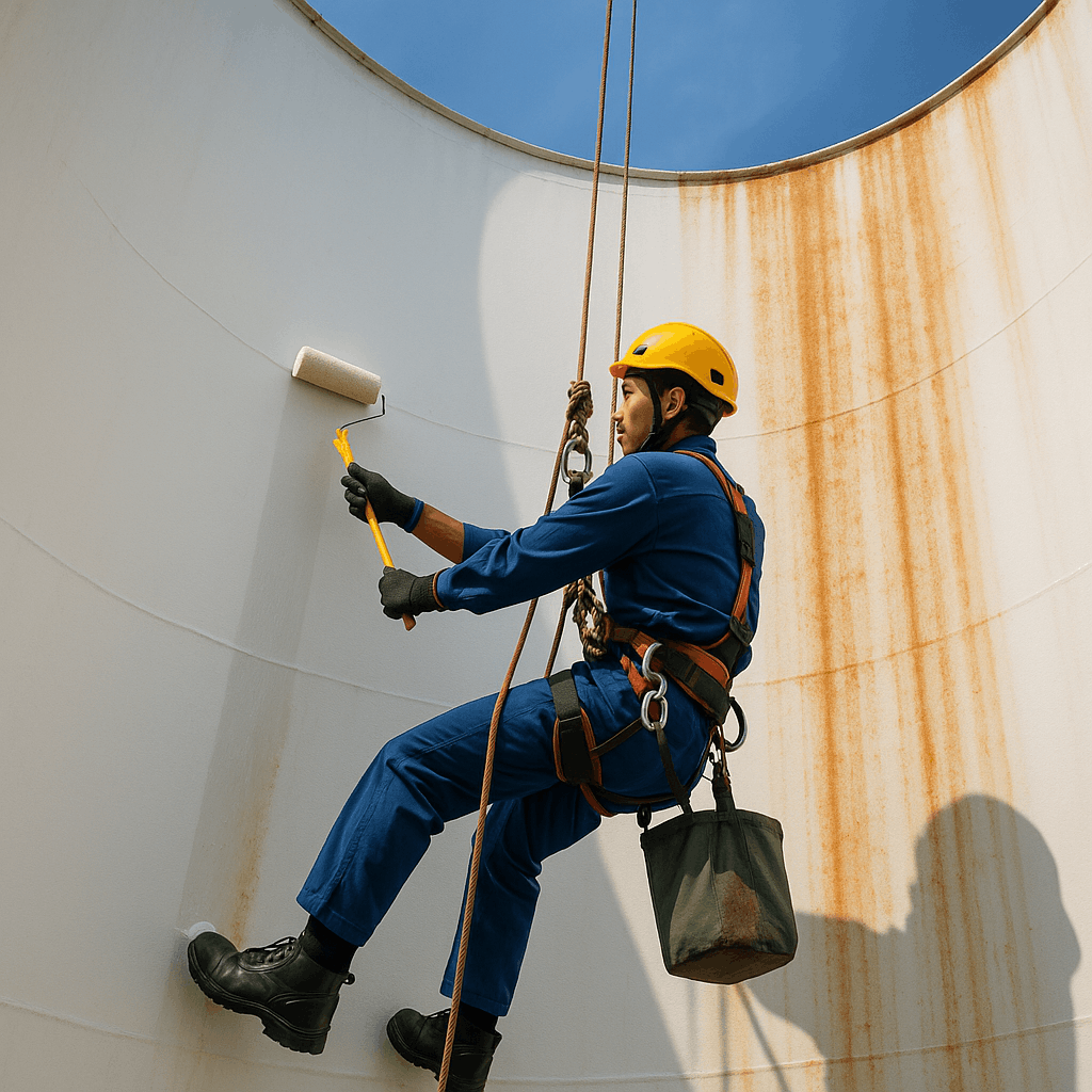 Pembersihan & Pengecatan Tangki Silo